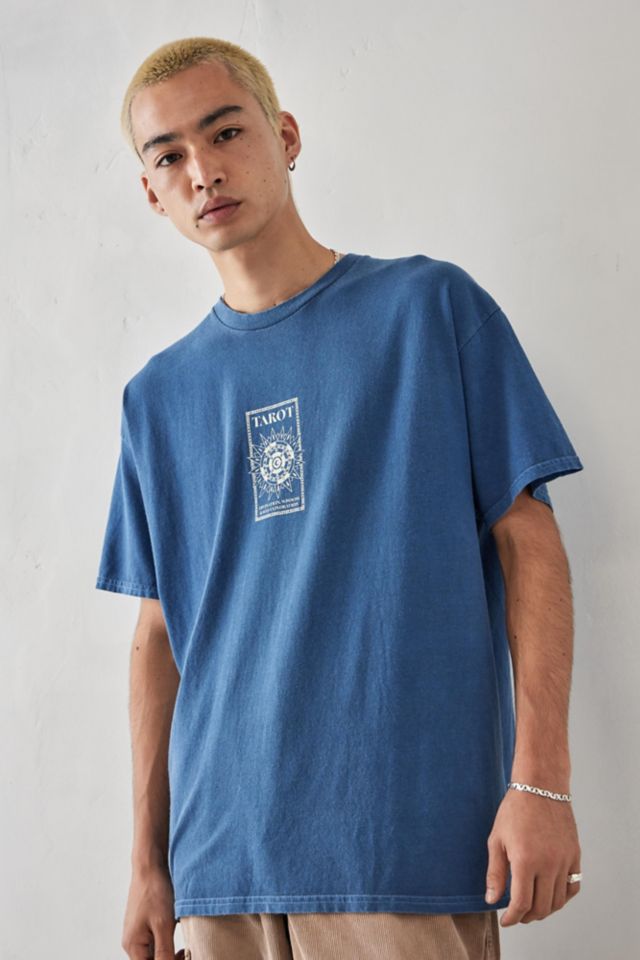 ★SATUR★ Tarot graphic short sleeve t-shirt light blue 2678285887737178146_2048.jpg?v
