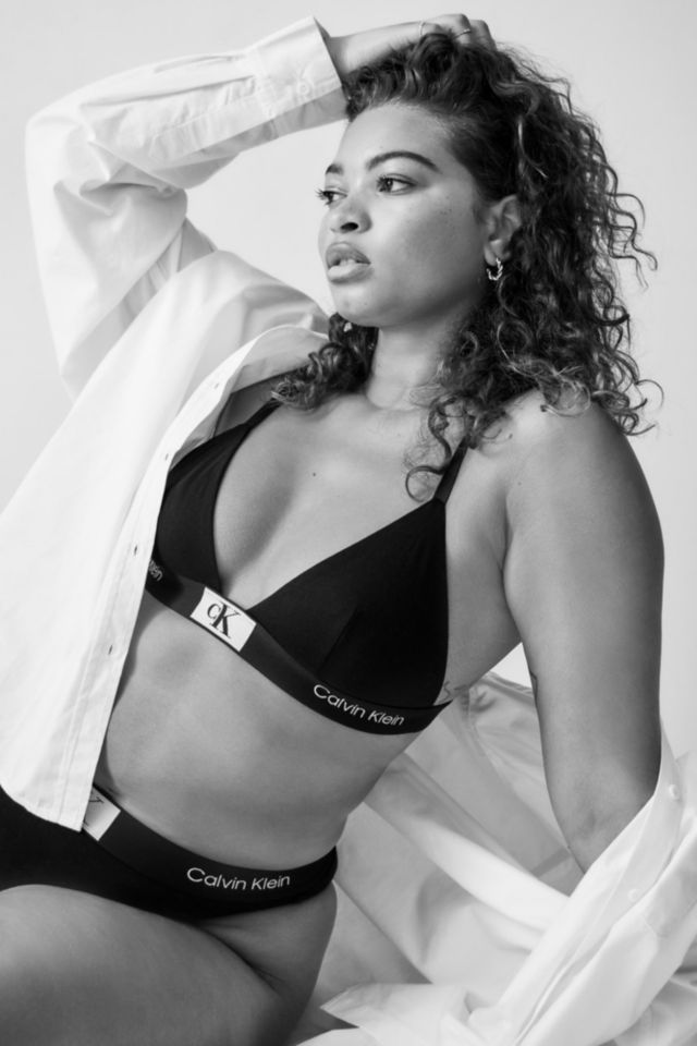 Calvin Klein Underwear CK One Triangle Bra - Black - Womens for Women
