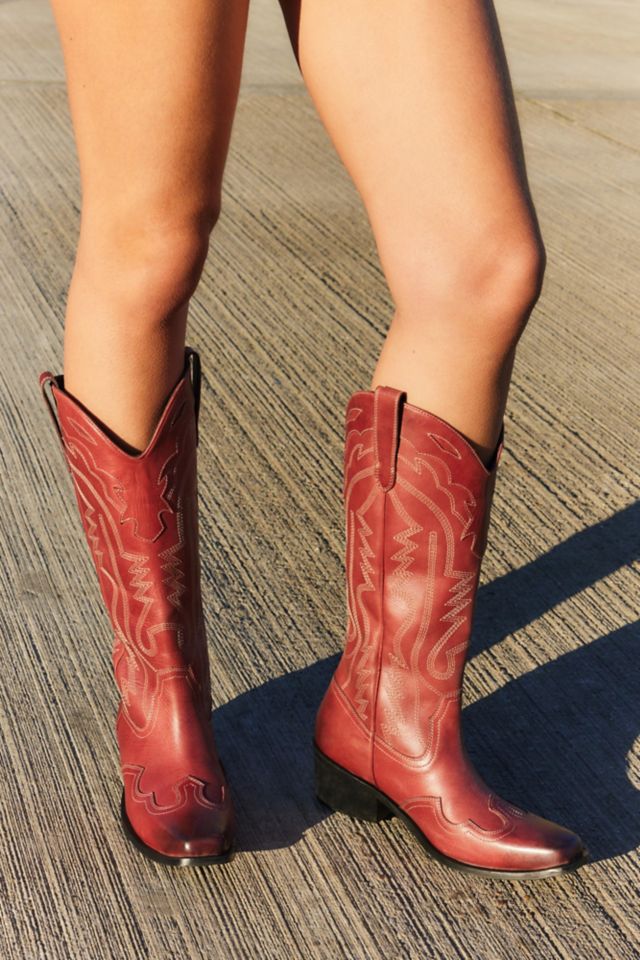 Cowboy boots red online