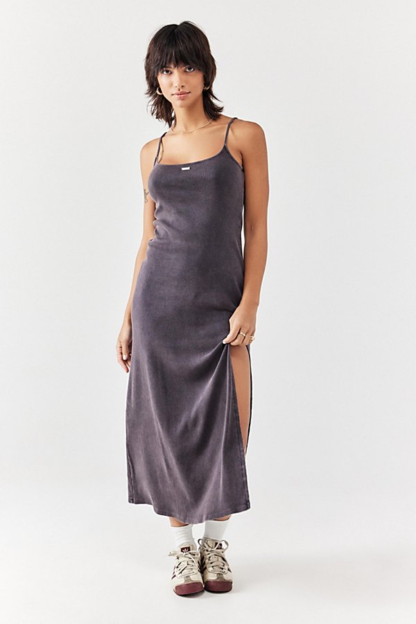 Bdg Taylor Ribbed Maxi Dress In Black At Urban Outfitters