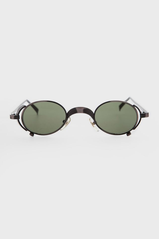 Vintage Byron Oval Steampunk Sunglasses #1