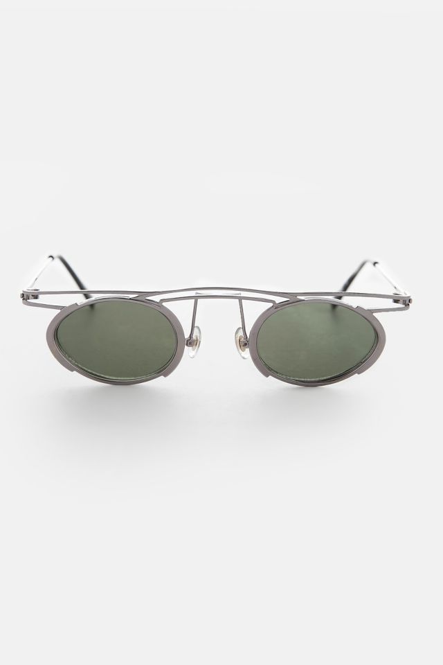 Vintage Slim Wire Frame Futuristic Sunglasses | Urban Outfitters