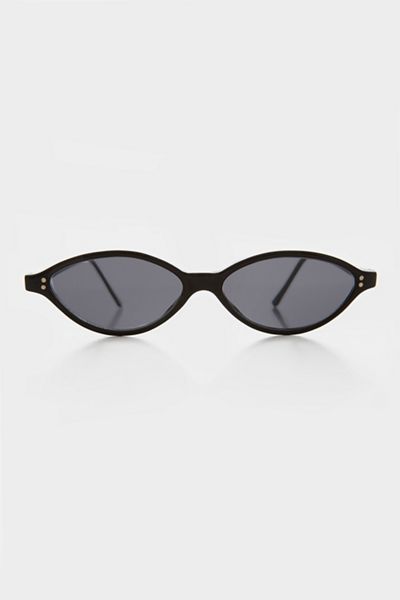 Vintage Viveca Oval Narrow Cat Eye Sunglasses