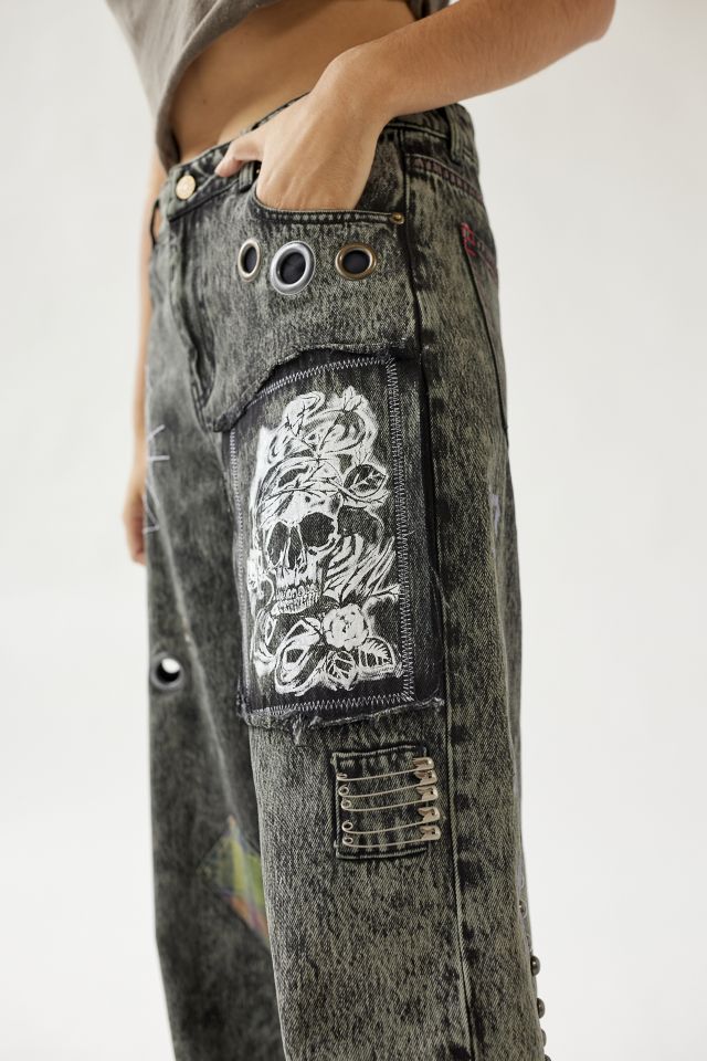 BDG Ansley A-Wide Jean - Grunge Hardware #3