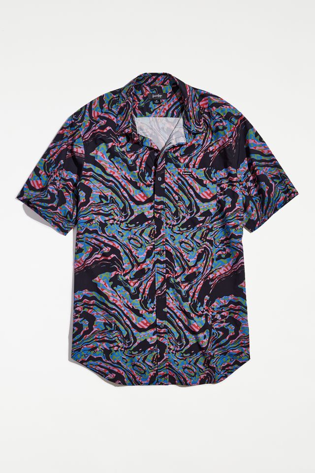 GOTCHA Waves Woven Button-Down Shirt | Urban Outfitters