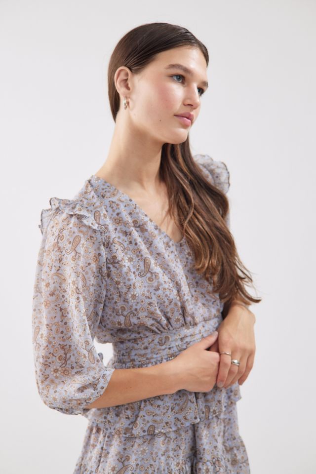 Dress Forum Peace Piece Floral Tiered Mini Dress #2