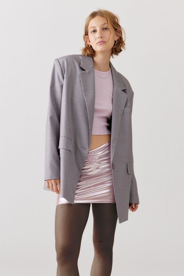 UO Disco Fever Metallic Mini Skirt #3