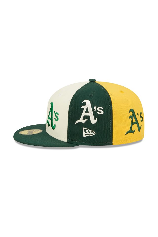 New Era 59FIFTY Oakland A's Logo Pinwheel Fitted Hat #2
