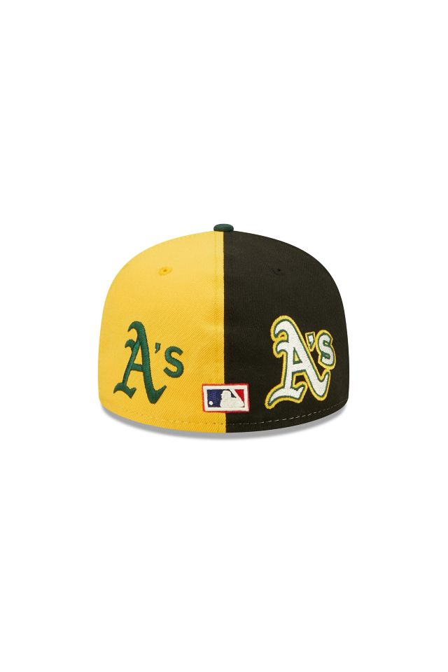 New Era 59FIFTY Oakland A's Logo Pinwheel Fitted Hat #3