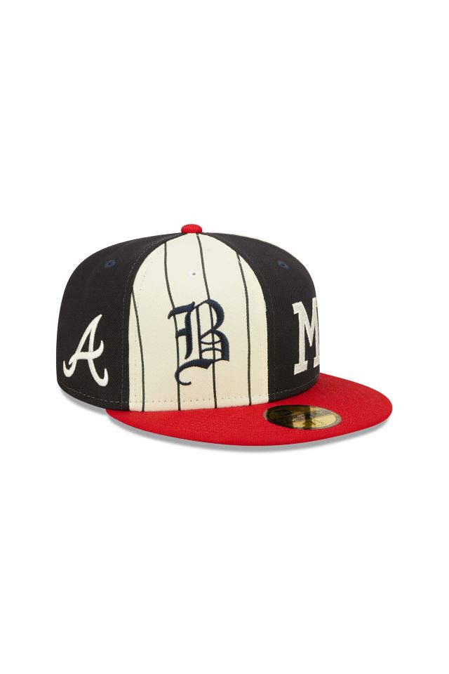 New Era 59FIFTY Atlanta Braves Logo Pinwheel Fitted Hat #1