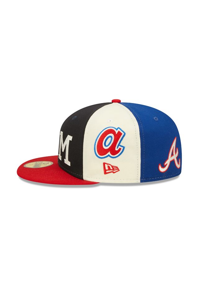 New Era 59FIFTY Atlanta Braves Logo Pinwheel Fitted Hat #3