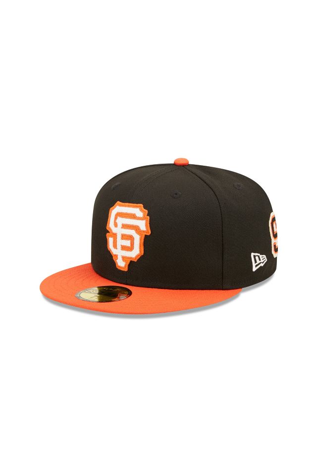 New Era Black/Orange San Francisco Giants 2010 World Series Champions Letterman 59FIFTY Fitted Hat