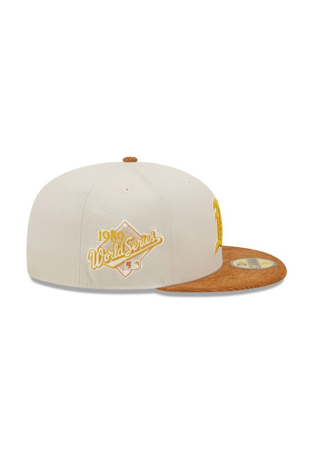 New Era 59FIFTY Oakland A's Cord Visor Fitted Hat #2