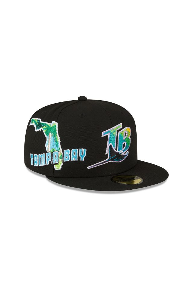 Tampa Bay Rays Logo Fitted New Era 59Fifty — Hats N Stuff