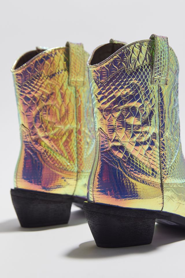 UO Fallen Reptile Cowboy Boot #5