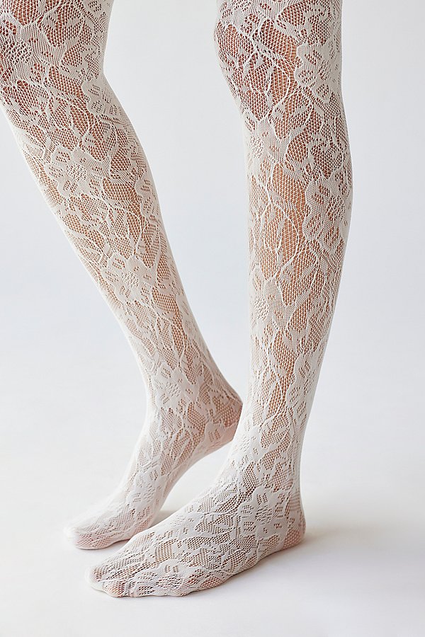 Urban Outfitters Maude Lace Tight In White