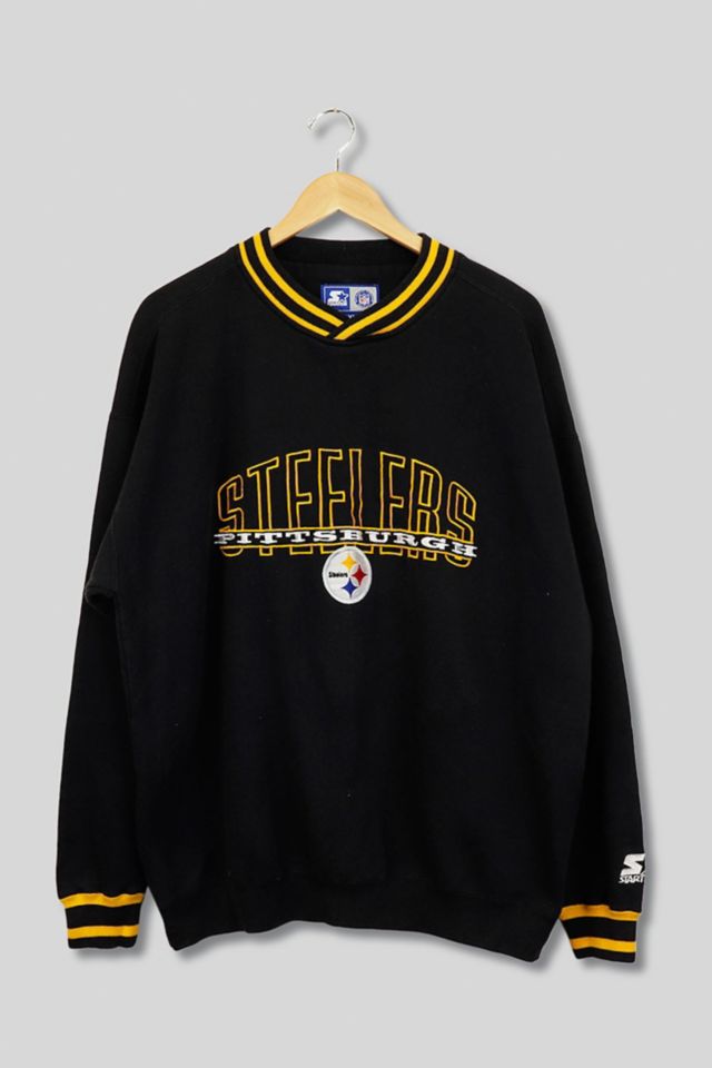 Football Fan Shop Officially Licensed NFL Crew-Neck Sweatshirt by Starter - Steelers