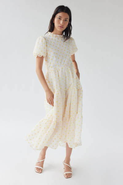 Sister Jane Orange Blossom Midi Dress | Urban Outfitters