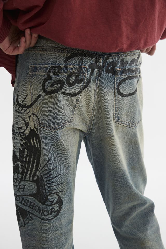Ed Hardy Graphic Slim Taper Jean #3