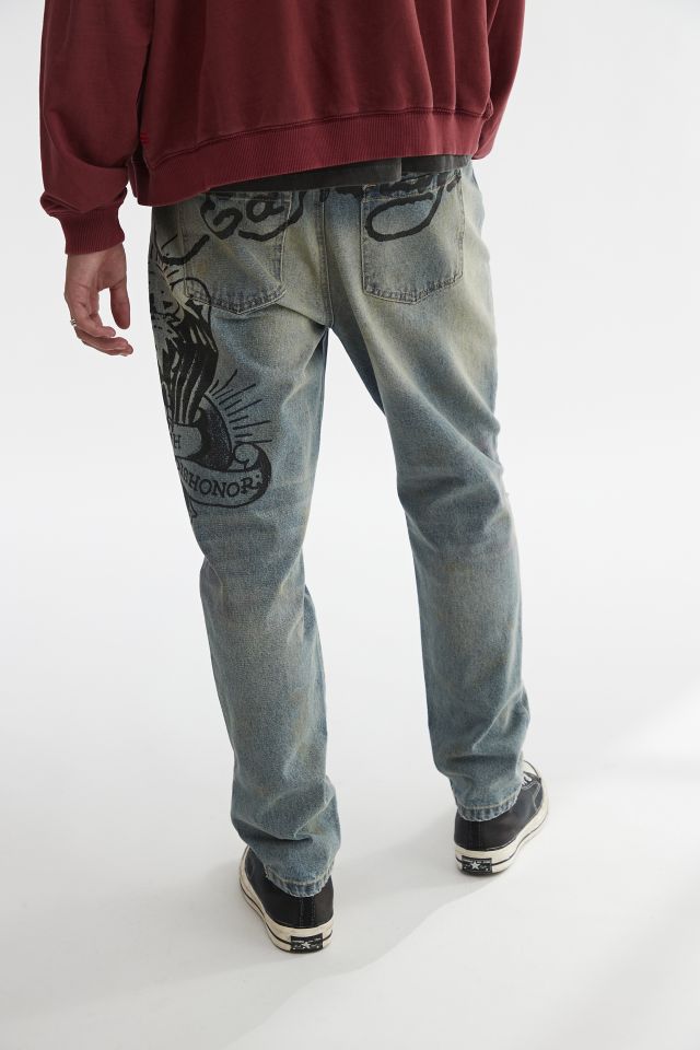 Ed Hardy Graphic Slim Taper Jean #4