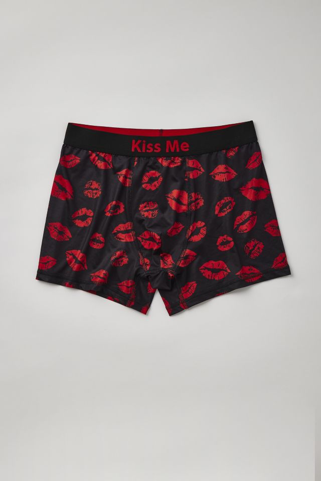 Mens XOXO Hugs and Kisses All Over Boxer Briefs Valentines Day Underwear