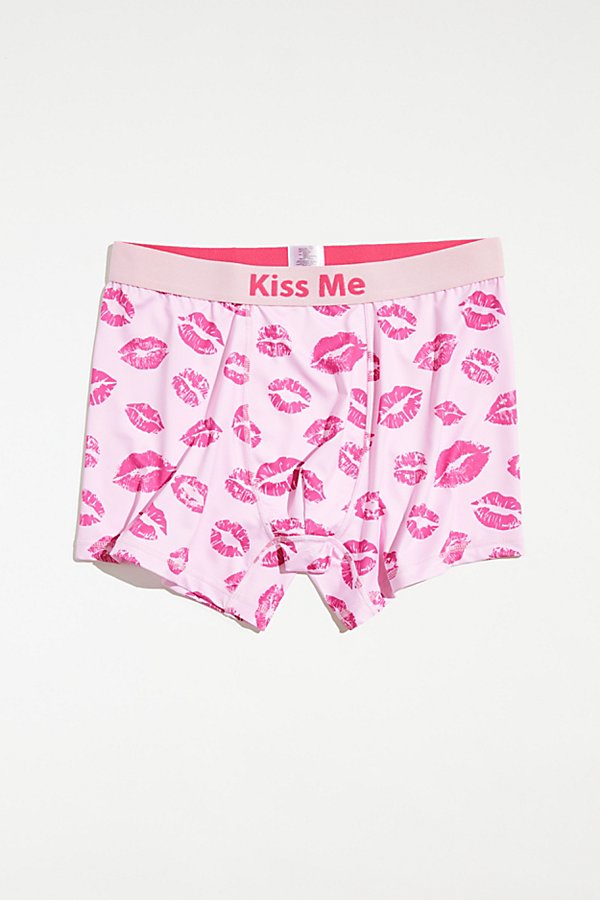 Urban Outfitters Kiss Me Boxer Brief In Pink, Men's At