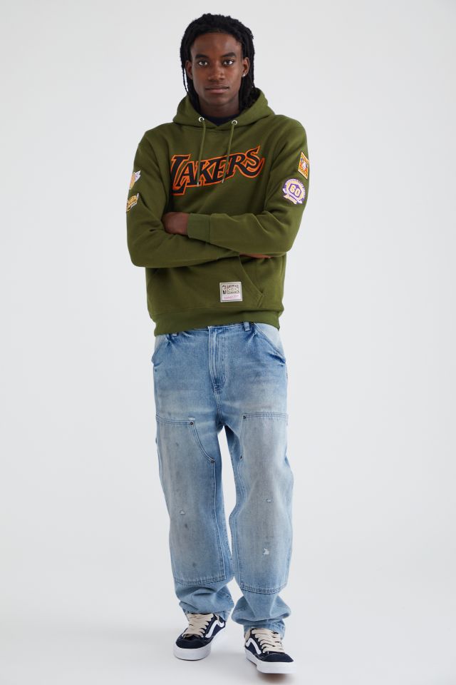 Mitchell & Ness NBA Script Los Angeles Lakers Hoodie Sweatshirt #1