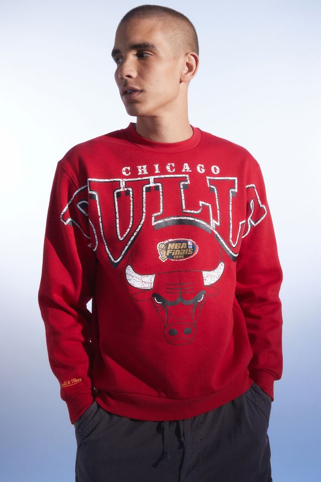 Mitchell & Ness NBA Stretch Chicago Bulls Crew Neck Sweatshirt #2