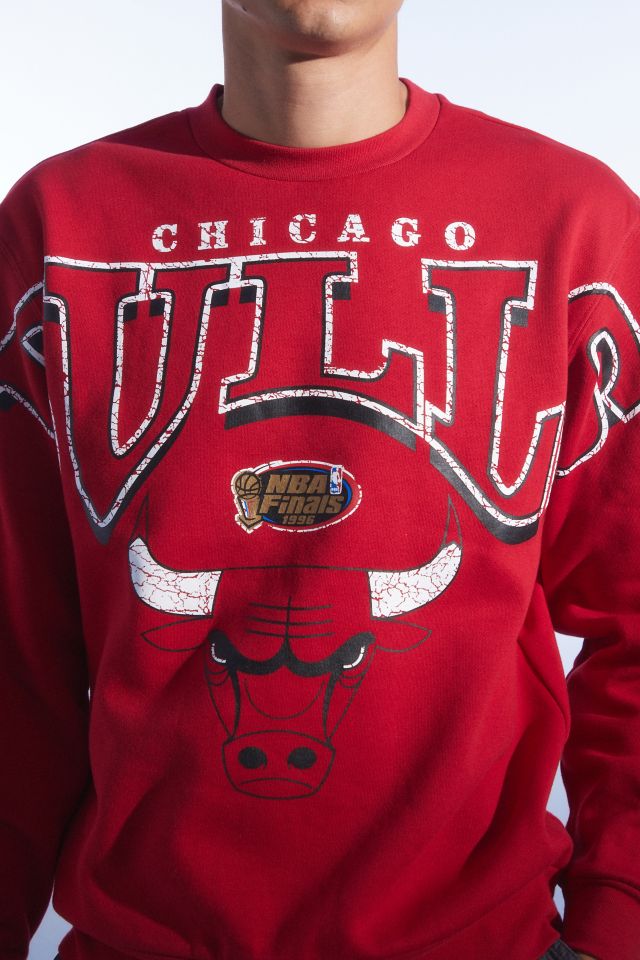 Mitchell & Ness NBA Stretch Chicago Bulls Crew Neck Sweatshirt