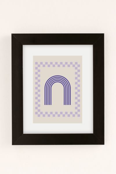 Grace Chess Rainbow Art Print In Black Matte Frame At Urban Outfitters