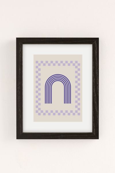 Grace Chess Rainbow Art Print In Black Wood Frame At Urban Outfitters