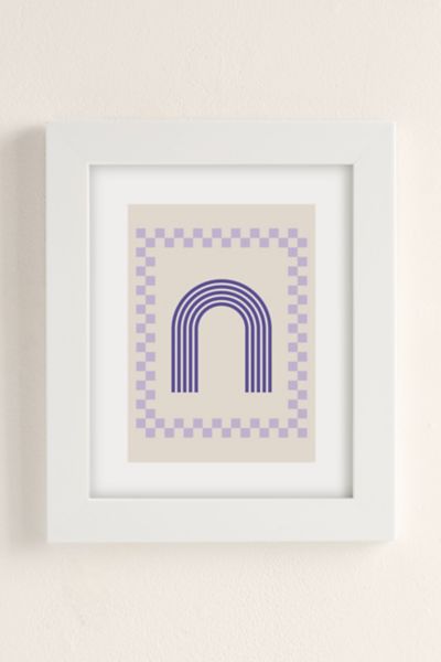 Grace Chess Rainbow Art Print In White Matte Frame At Urban Outfitters
