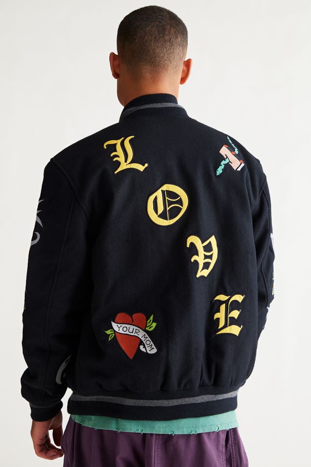 ジャケット・アウター born to win VARSITY JACKET Coney Island Picnic Born To Win Varsity Jacket | Urban Outfitters
