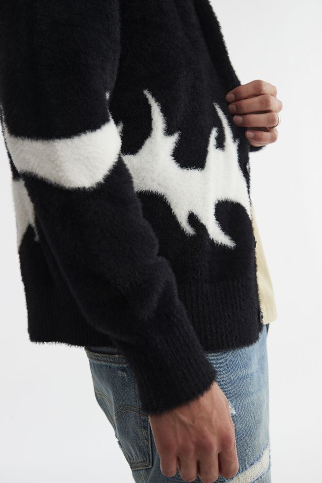 Coney Island Picnic Dark Side Fuzzy Cardigan #2