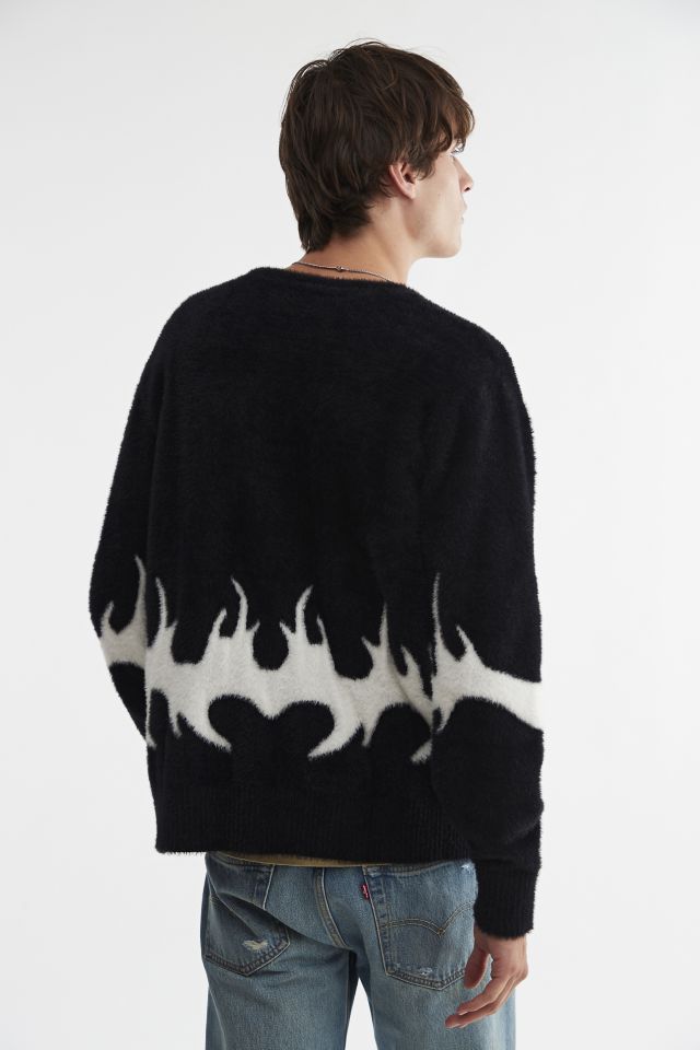 Coney Island Picnic Dark Side Fuzzy Cardigan #3