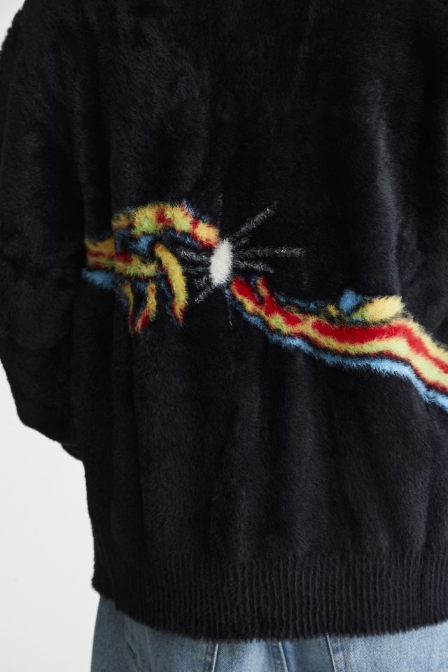 Coney Island Picnic Intergalactic Fuzzy Cardigan #2