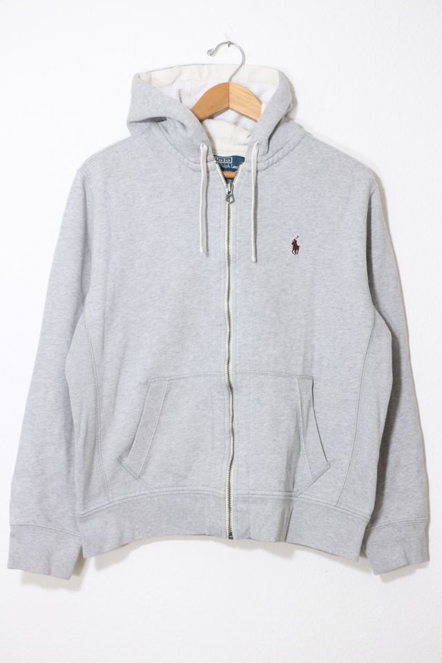 Vintage Polo Ralph Lauren Full Zip Hooded Sweatshirt | Urban Outfitters