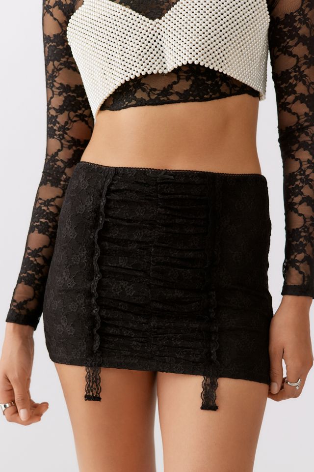 UO Haven Lace Mini Skirt #1