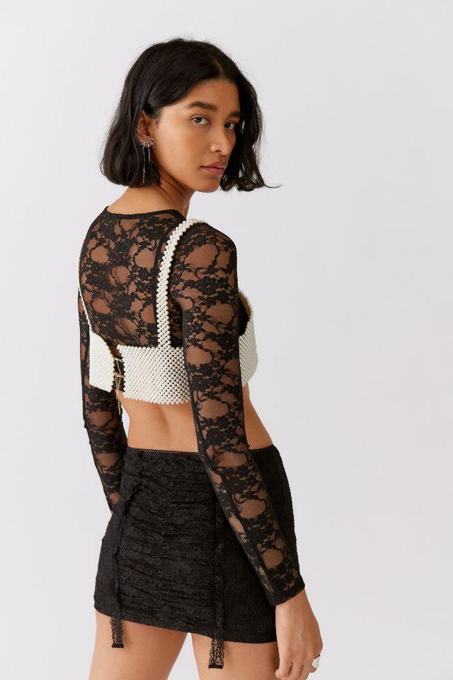 UO Haven Lace Mini Skirt #2