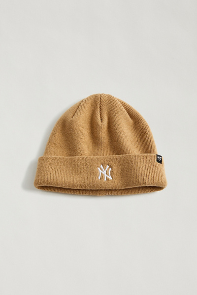 47 Brand Knit Beanie - Haymaker Metallic NY Yankees Navy