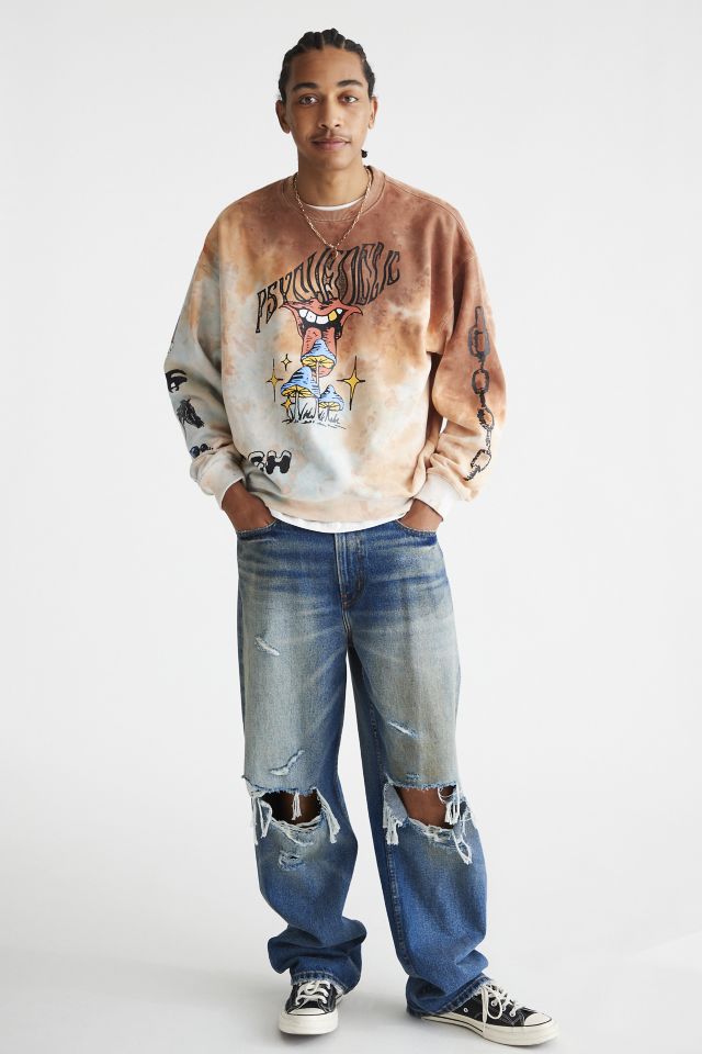 Coney Island Picnic Psychedelic Research Crew Neck Sweatshirt #1