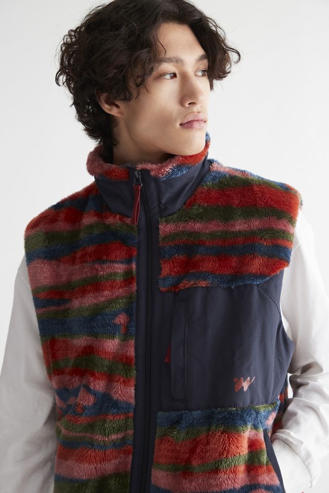 Without Walls Printed Cozy Fleece Vest #3