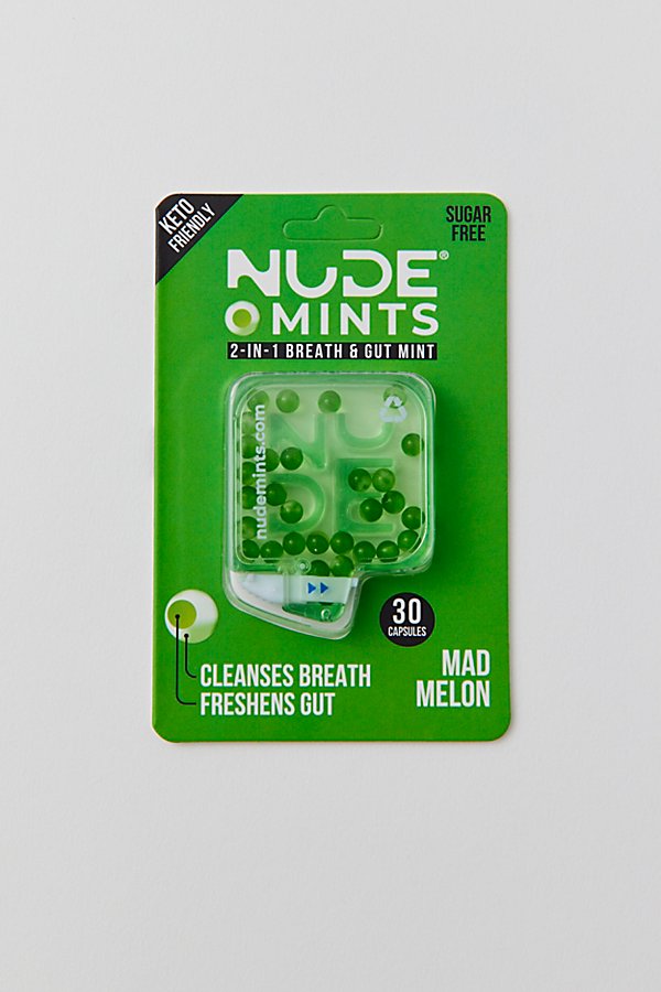Nude Dual-action Breath Mints In Mad Melon