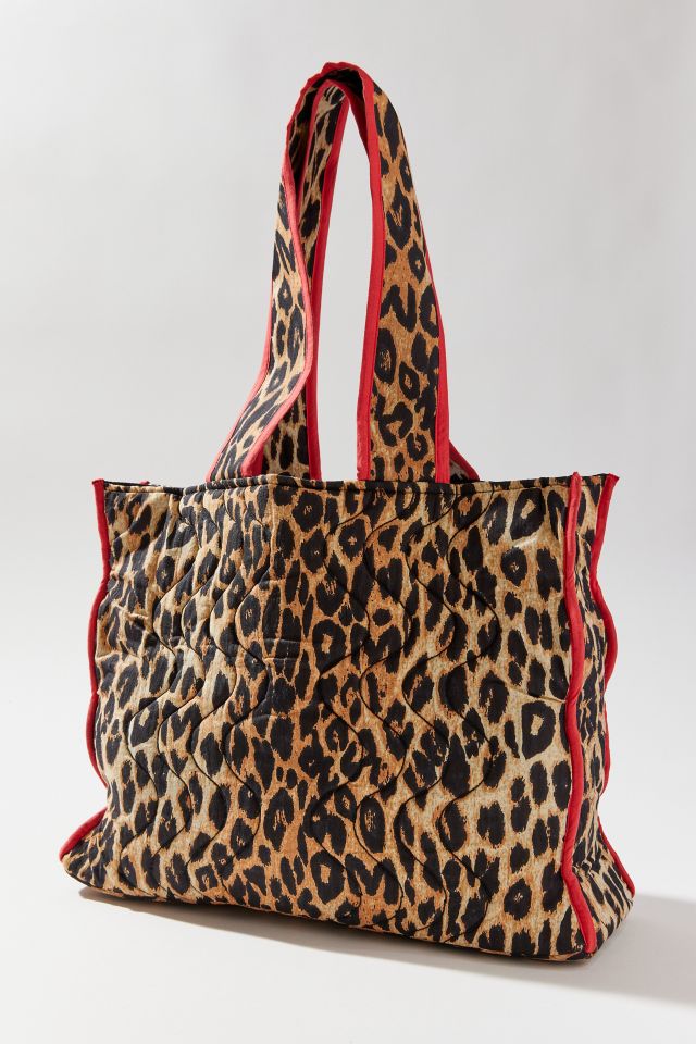 Sac Fourre-tout Matelassé Damson Madder à Bord Ondulé #1