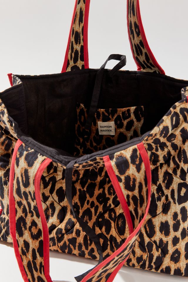 Sac Fourre-tout Matelassé Damson Madder à Bord Ondulé #3