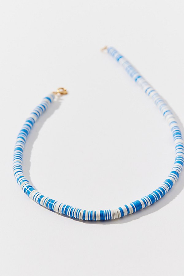 Urban Renewal Vintage Colorful Puka Shell Necklace In Blue