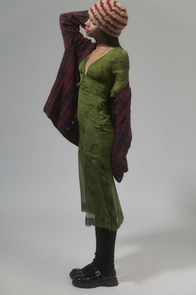 UO Florence Chiffon Printed Midi Dress #1
