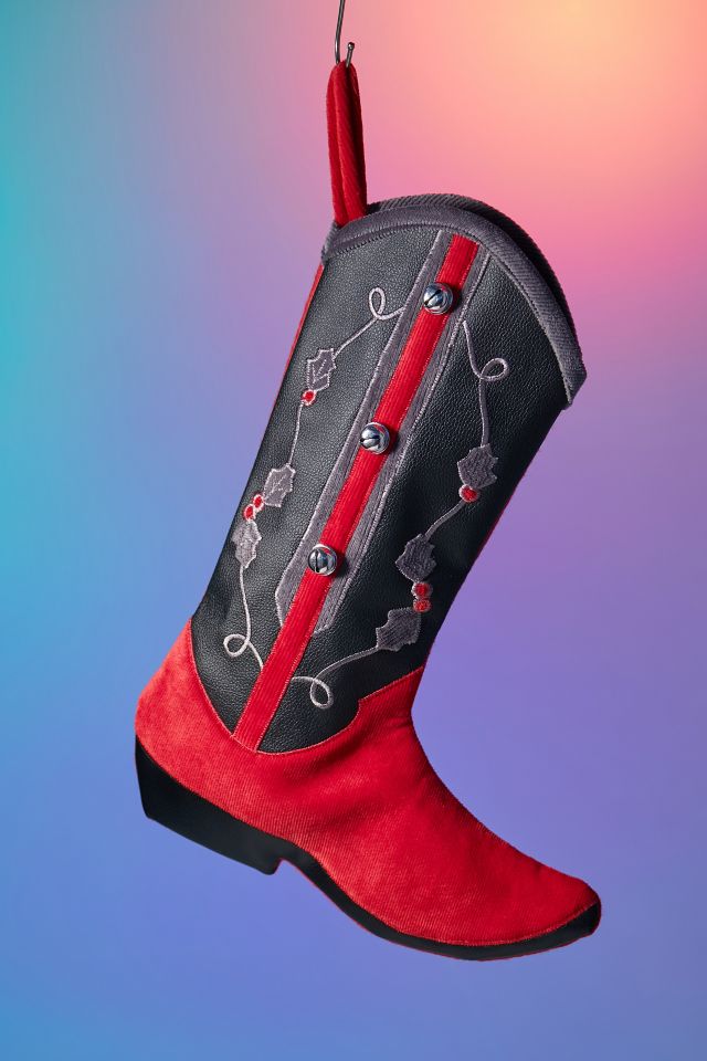 Bas des Fêtes en forme de bottes de cowboy #1