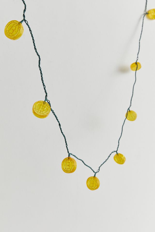 Digital Currency String Lights | Urban Outfitters