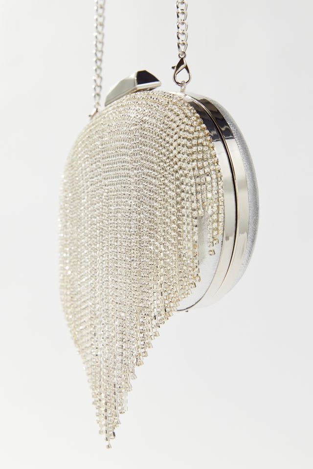 Olga Berg Bria Crystal Fringed Shoulder Bag #2